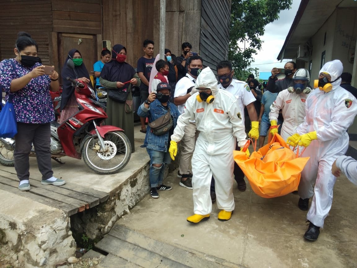 Kurang dari 4 Jam Warga Sungai Kunjang Digegerkan 2 Penemuan Mayat di Tempat Berbeda