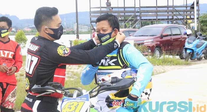 Salurkan Hobi Pecinta Trail, Polres Gelar Latber, Gemakan Gerakan Kutim Bermasker