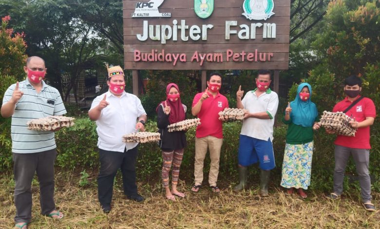 Sambangi Jupiter Farm, PSI Kutim Siap Beri Dukungan Bagi Peternak Lokal di Masa Covid-19