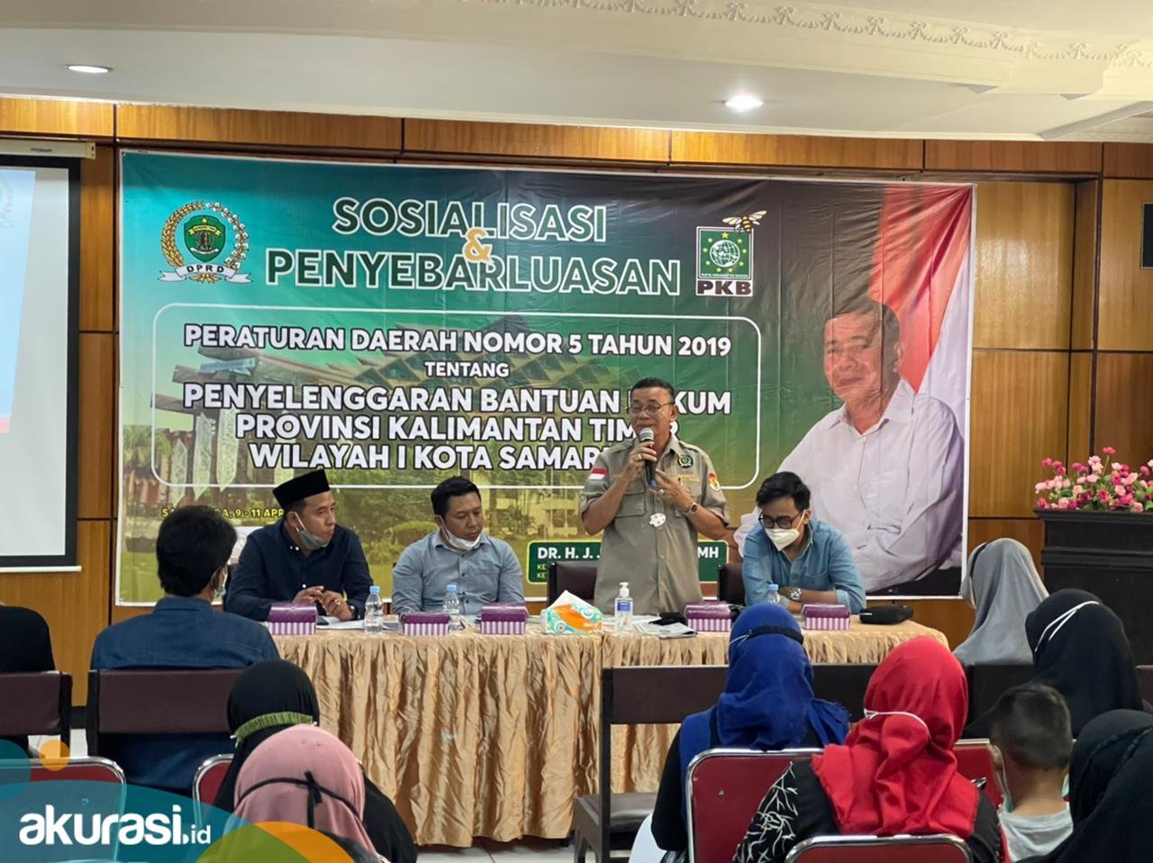 Sosialisasikan Perda Bantuan Hukum, Jahidin Ingatkan Pemprov Kaltim Segera Terbitkan Pergub Mengatur Teknis Anggaran
