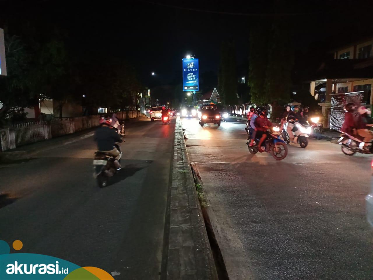 Dilarang Konvoi Saat Malam Takbiran, Jalan di Samarinda Sepi