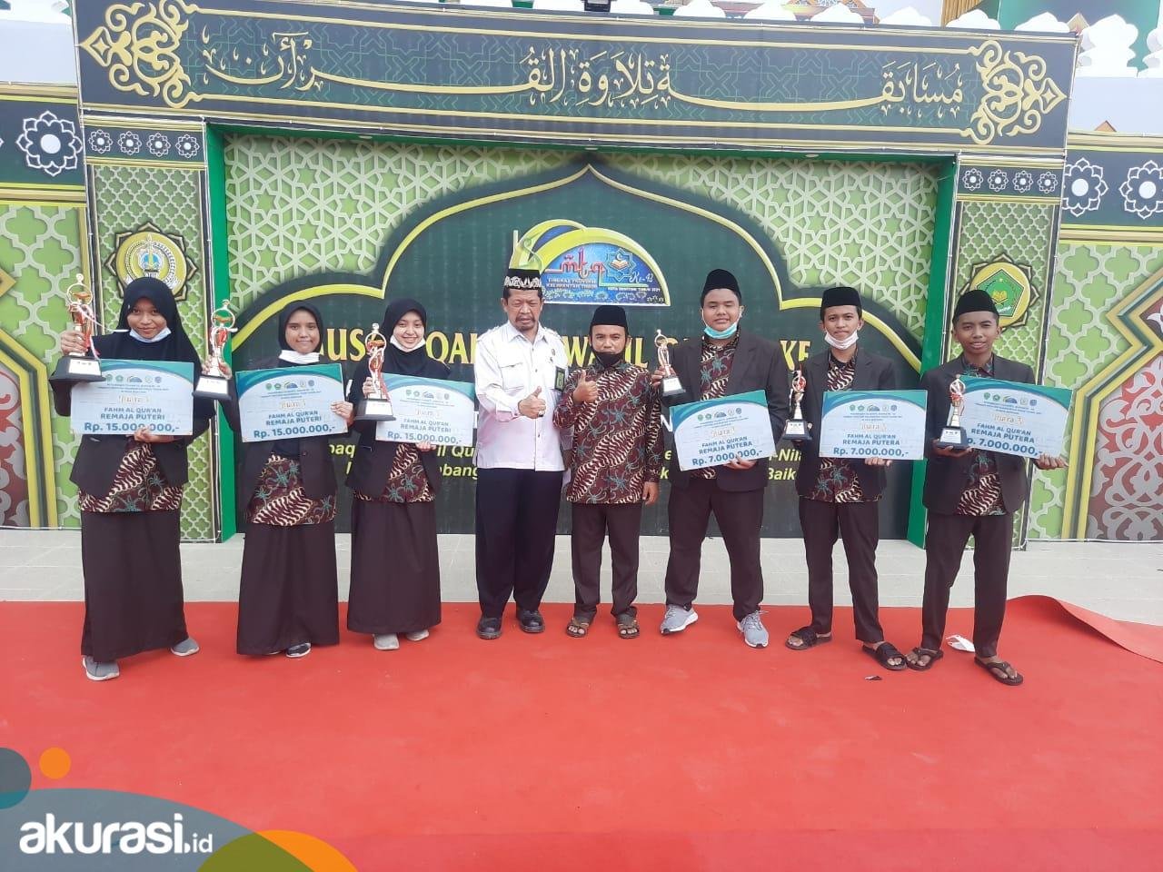 Raih Prestasi MTQ ke-42 Tingkat Kaltim, Dua Siswa Harumkan Nama SMP Vidatra