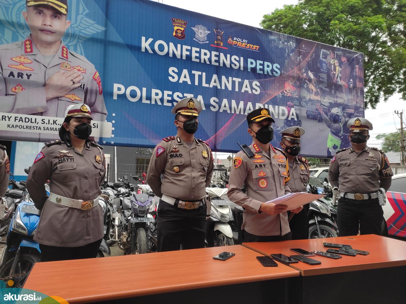 Balapan Liar di Bulan Ramadhan, Puluhan Motor Nginap di Satlantas Polresta Samarinda