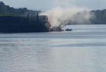Kronologi Kapal Tugboat Terbakar di Perairan Semoi: Satu ABK Masih Dalam Pencarian