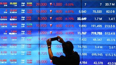 IHSG Ambruk Asing Jual Saham Cek Rekomendasi Saham Potensial Hari Ini